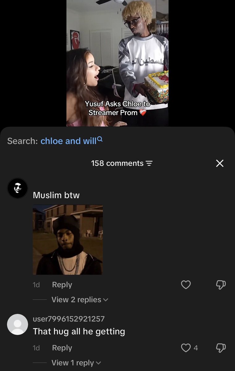 Mason9vvi's tweet photo. I swear Yusufs tiktok comments are so braindead https://t.co/k1ghe4a51n