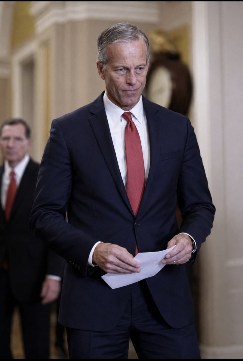 Real_DrScott1's tweet photo. 🚨BREAKING: VP JD Vance is doing Senate Majority Leader, John Thune's job right now rallying the remaining votes

JOHN THUNE IS USELESS

What's your reaction? https://t.co/fXwXZwMbrV