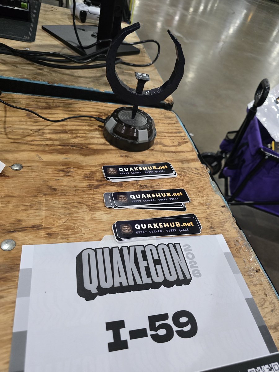 QuakeHub's tweet photo. Happy @QuakeCon !!! 

Swing by Row I Seat 59 and get yourself a free QuakeHub sticker!

#quakecon https://t.co/GU8zCs5Yoq