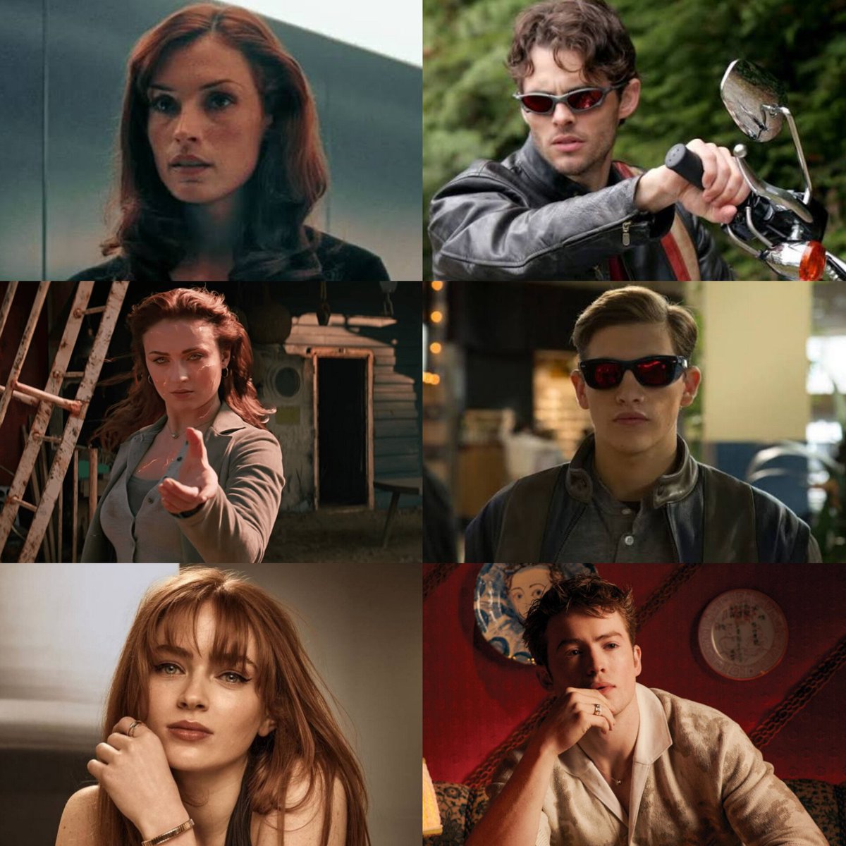 BattinsonMarvel's tweet photo. Jean Grey/Marvel and Scott Summers/Cyclops in X-Men movies over the years.

(2000 - 2026)

#XMen https://t.co/IwxBnu2LMa