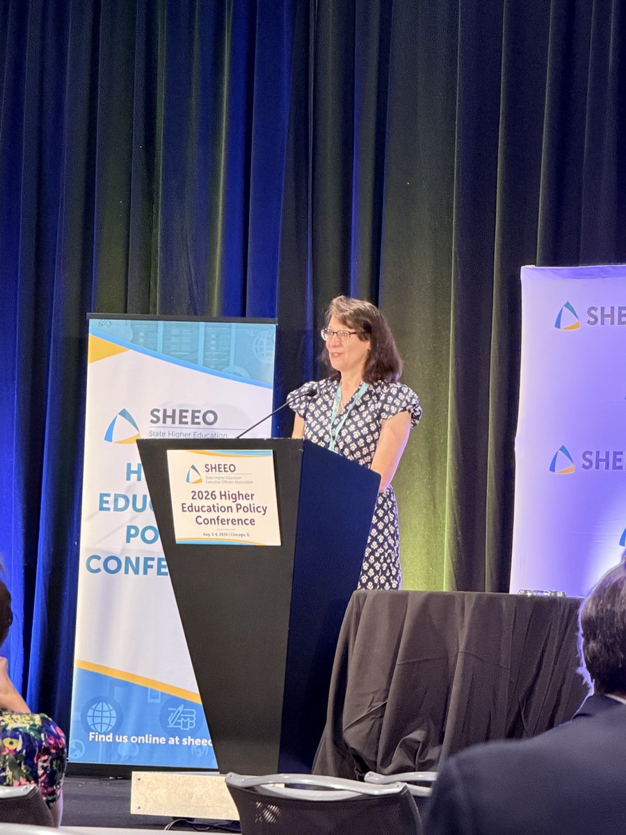 HigherEdRI's tweet photo. The biggest little state in the union had a big presence in Chicago this week at @SHEEOed higher ed policy conference. Andrea Spargo was presented with the prestigious Wright Award, and Commissioner @swgilk23  and @oreyesRIC spoke on panels with local (@nebhe) and national colleagues.