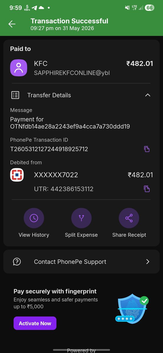 piyudya's tweet photo. Paid @KFC for my order and got... nothing. No order number, no food, no refund. Just silence after their generic 'we regret the delay' reply. Where's my money? Where's my order? This is unacceptable. #KFC #RefundNeeded #ConsumerRights https://t.co/iWEze3YALl