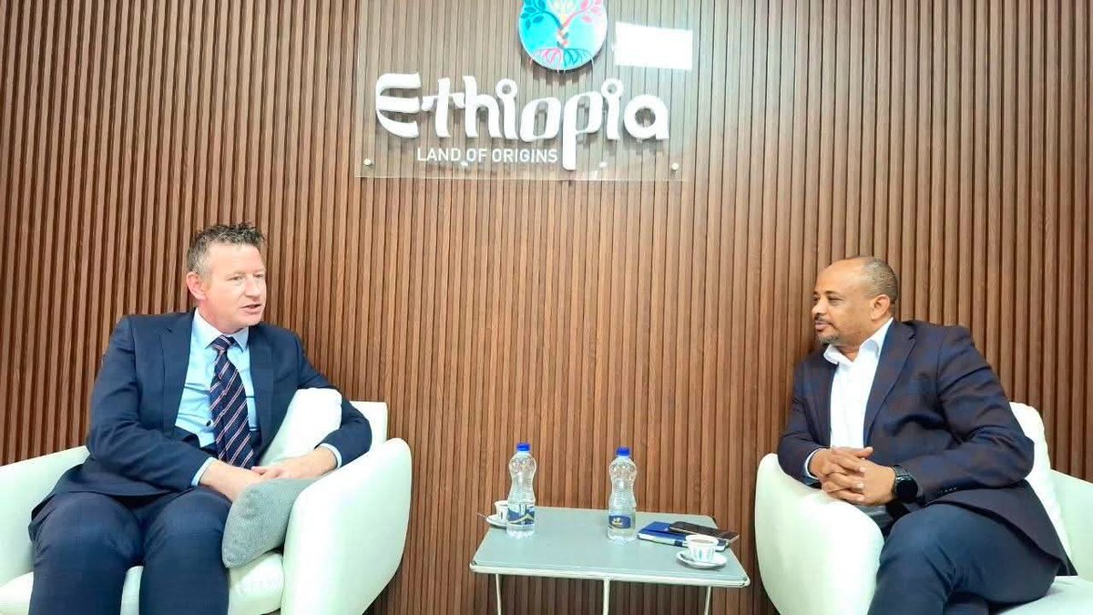 Landoforigins's tweet photo. Jazeera Airways set to launch flights between Addis and Kuwait City starting September 7!

Courtesy visit of CCO Paul Carroll to Tourism State Minister Dr. Endegena Abebe

#AddisAbaba #KuwaitCity
#JazeeraAirways https://t.co/o7RH33taWN