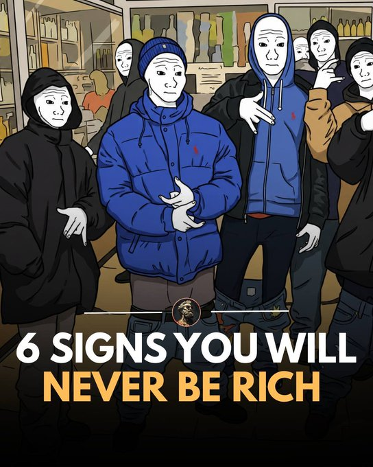Mahfuz_AI's tweet photo. 6 Signs You Will Never Rich: https://t.co/P2hJ7bc5BB