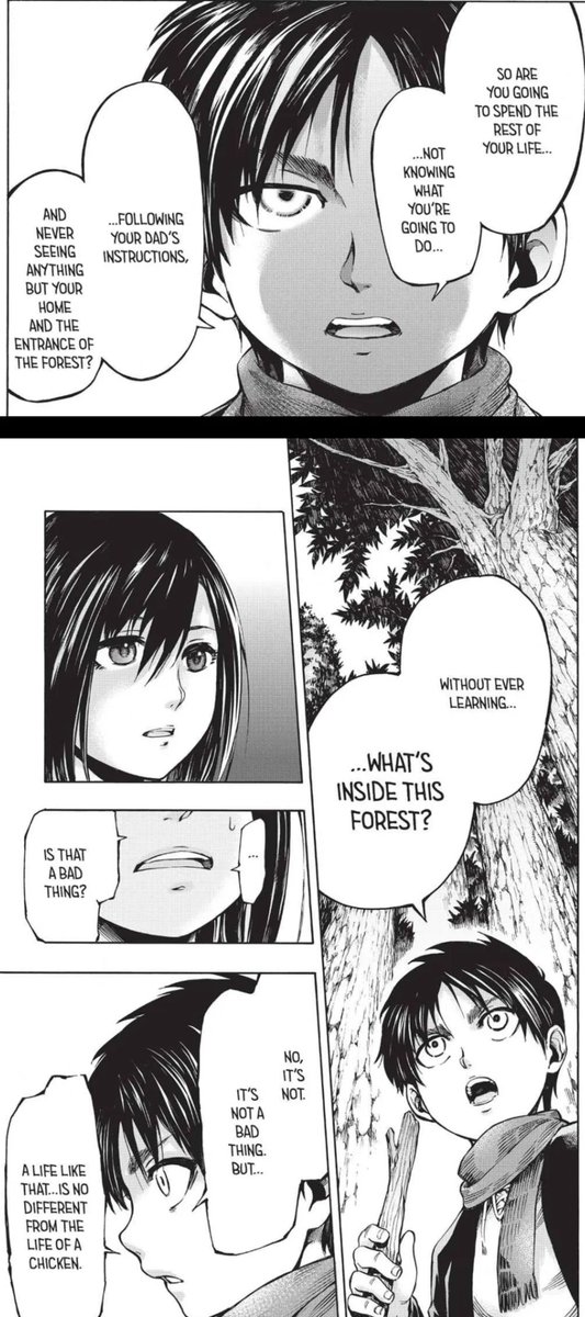 erenelitisim's tweet photo. eren's lack of chivalry is unironically why i believe he would make a great feminist https://t.co/jjw0gvu8U6