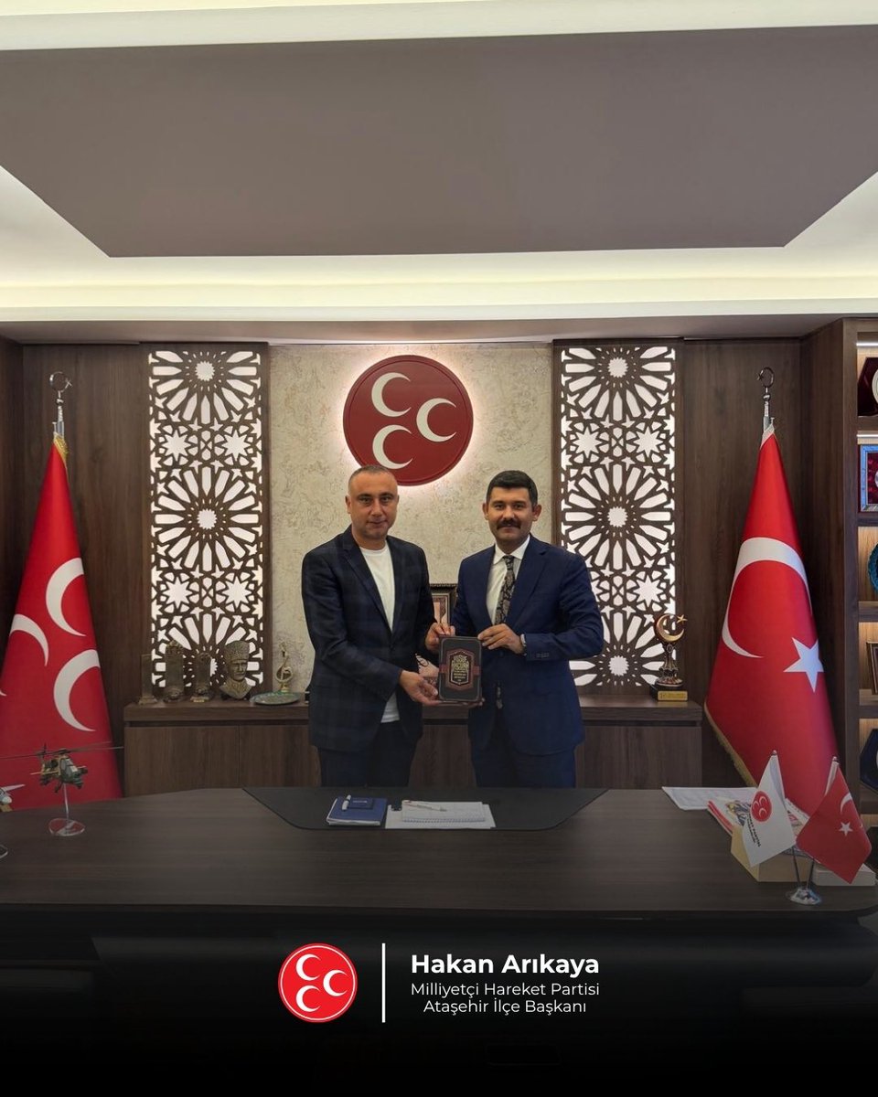 MHP_Atasehir's tweet photo. Ülkü Ocakları Genel Başkan Yardımcımız Sayın Mehmet Ali Halaman, İlçe Başkanlığımızı ziyaret ederek İlçe Başkanımız Sayın Hakan Arıkaya ile bir araya gelmiştir. 

Nazik ziyaretleri ve hoş sohbetleri için Değerli Genel Başkan Yardımcımıza teşekkür eder, çalışmalarında üstün başarılar dileriz.