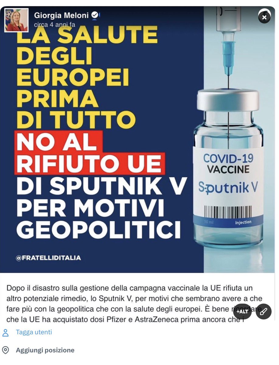RinusRoma's tweet photo. @NicolaPorro La commissione della colonna infame
Prima chiedevano di chiudere tutto e il vaccino sputnik
Poi hanno finanziato Casapound e forza nuova per fomentare gli squilibrati novax
#MeloniSquallidaBugiarda #governodellafuffa #conte #arcuri #commissionecovid #infami https://t.co/k4CYXbVh4W