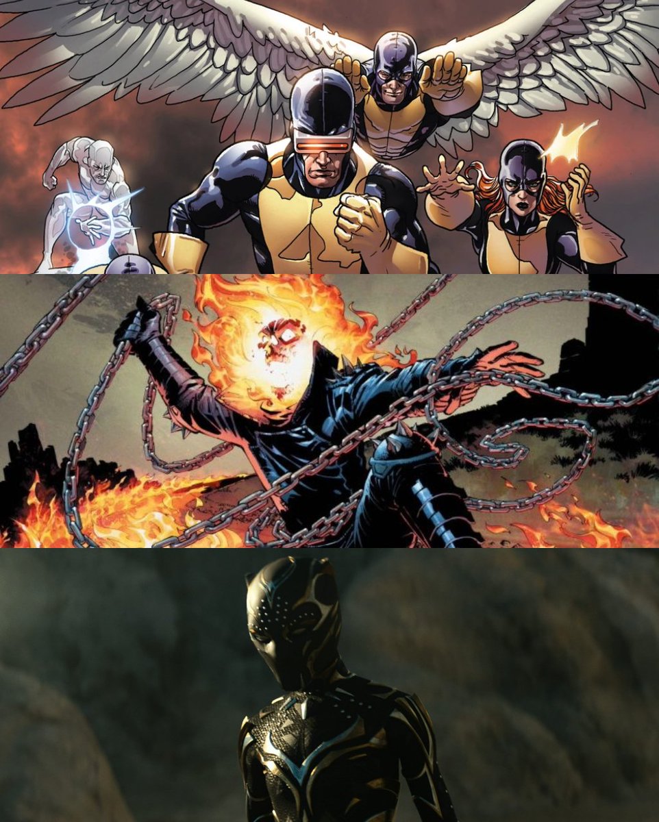 marvel_updat3s's tweet photo. Marvel Studios’ movies releasing in 2028:

• ‘X-Men’ — May 5
• ‘Ghost Rider’ — July 28
• ‘Black Panther 3’ — December 15 https://t.co/7dU78ubhyk