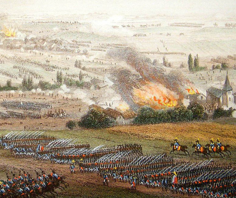 Vonscharnhorst's tweet photo. Another battlefield, this time north of the Sambre, Belgium. June 16, 1815. Things aren't going very well for me. The terrain, inexperience and strong resistance have slowed the French advance. Thinking about keeping the line safe and giving it another shot the next day TLNB https://t.co/YlK7axizE3