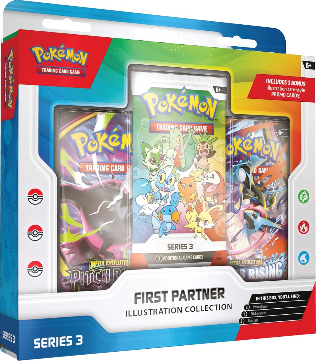 DropDexAlerts's tweet photo. 🔥 Pokémon TCG First Partner Illustration Collection—Series 3 is available on Amazon for $27.25.
📦 Sold and shipped by Amazon
https://t.co/Ov5DYfrLi7
#PokemonTCG #FirstPartnerSeries3 #DropDex https://t.co/aLmuy4dY5o