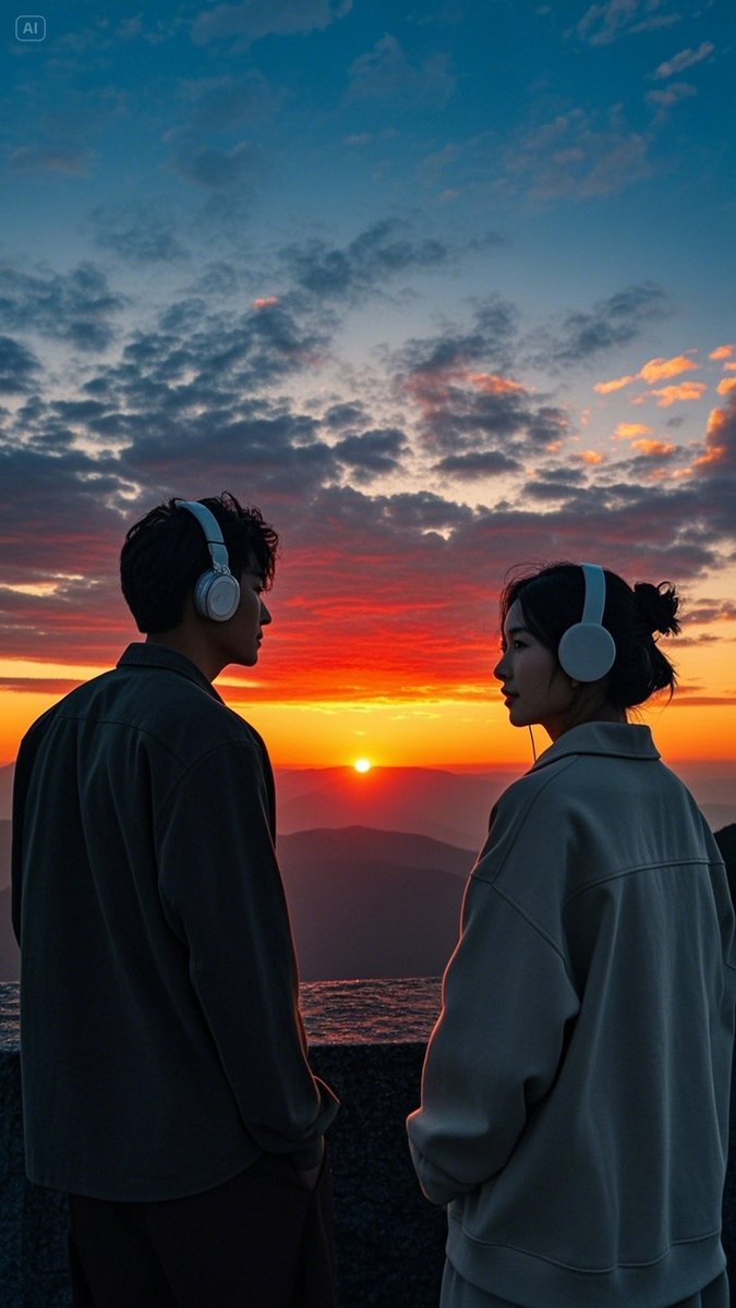 SandhalaSunny's tweet photo. Lost in the warm, fuzzy melodies of tonight’s playlist—music that wraps around like a hug, turning a quiet evening into pure magic. https://t.co/p2gDGgord0