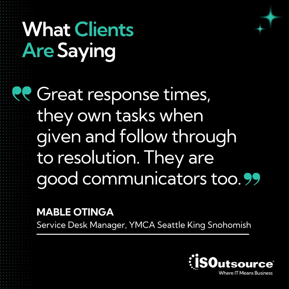 ISOutsource tweet picture