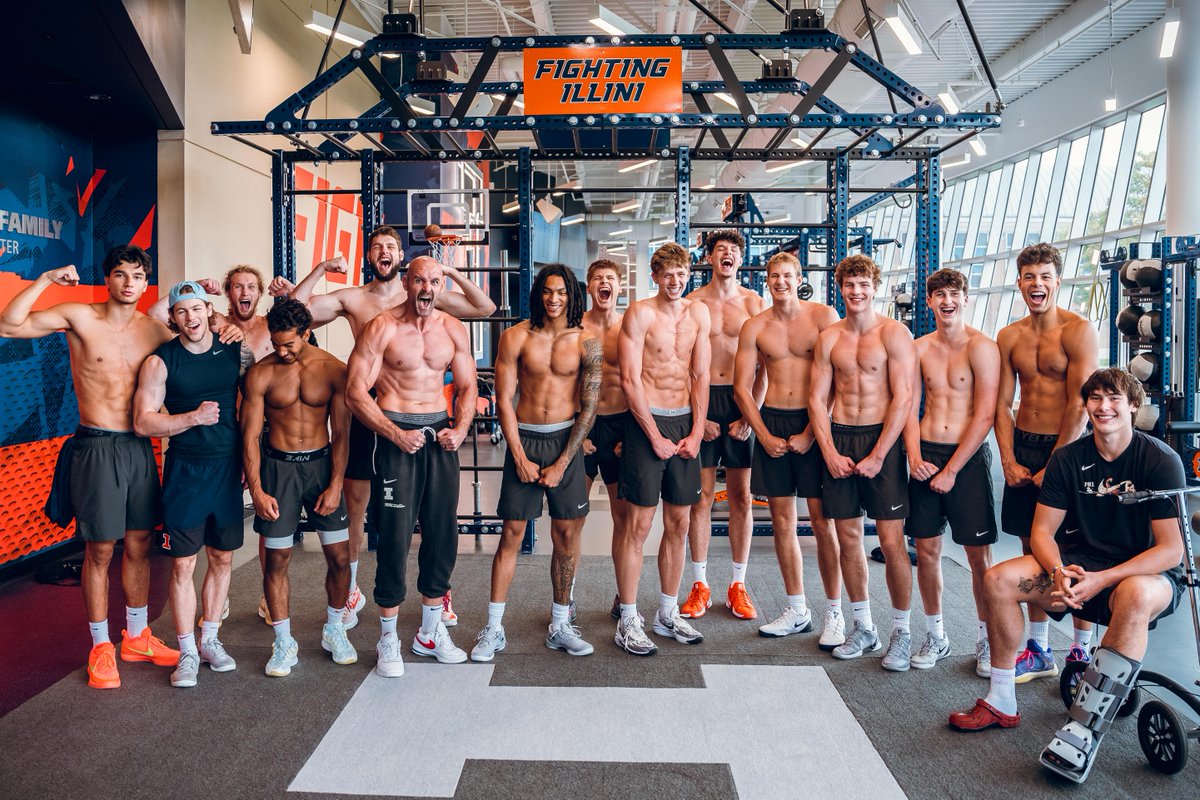 IlliniMBB's tweet photo. Body by Fletch https://t.co/J8VImRTVYh