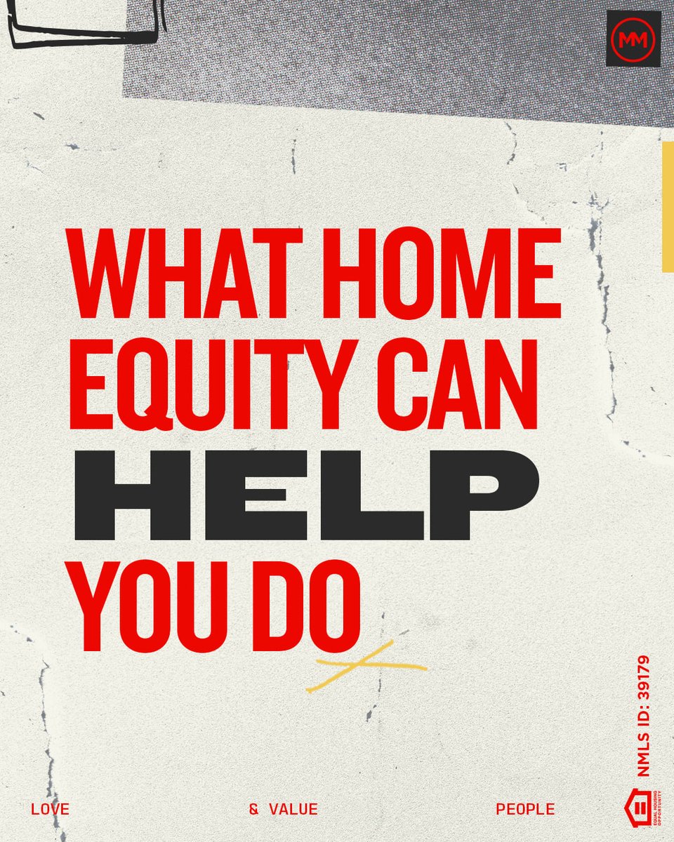 TheManciaGroup's tweet photo. Years of payments and home appreciation can add up. For some homeowners, home equity becomes a resource for the things that matter most.

#movementmortgage #homeownership #equity #loanofficer #realestate https://t.co/o1UQS7ZPx5