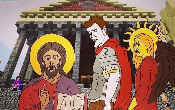 Catholic_bro's tweet photo. The best pagan tradition is repenting and becoming Catholic. https://t.co/fcqqKD0vnK
