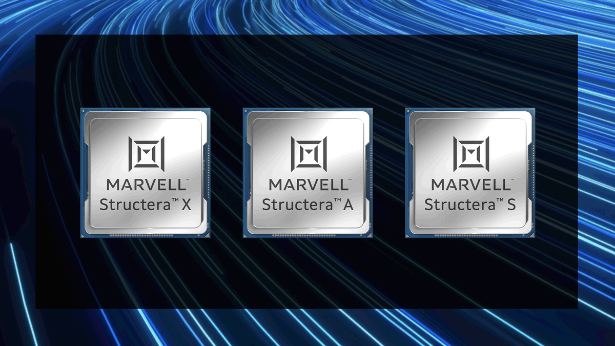 MarvellTech's tweet photo. CXL adoption is moving from evaluation into real-world deployment across hyperscale environments, and memory capacity and bandwidth have emerged as critical constraints on AI performance and scaling.

Marvell offers the industry's most comprehensive CXL portfolio spanning three complementary technologies. Structera X memory expansion, developed in close collaboration with leading hyperscalers, enables larger, more flexible memory pools and extends the value of existing DDR4 investments. Structera A near-memory acceleration brings compute directly to the data, with 16 Arm Neoverse V2 cores and 200 GB/s of memory bandwidth reducing data movement and freeing host cores for other tasks. Structera S CXL switching enables rack-scale memory pooling across up to 48 TB of shared memory, with benchmarks showing up to 4.8x higher inference throughput and an 82.7% reduction in time-to-first-token in GPU configurations.

Together, the three form a cohesive architecture for disaggregated, composable memory at hyperscale. Associate Vice President Khurram Malik details the full portfolio and the infrastructure trajectory it is designed to support: https://t.co/LM5uJ4fhul

#FMS2026