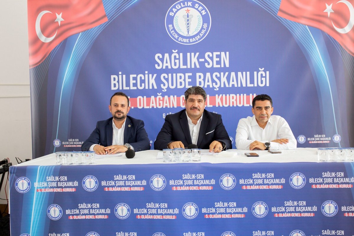 sagliksenbatman's tweet photo. Bilecik Şubemizin 5. Olağan Genel Kurulu’na katılım sağladık.

Güven tazeleyen Şube Başkanımız Sayın Emrah Göztepe ve yönetim kurulunu tebrik ediyor; yeni çalışma döneminin şubemize, üyelerimize ve teşkilatımıza hayırlı olmasını diliyorum. https://t.co/WE1xWEluP5
