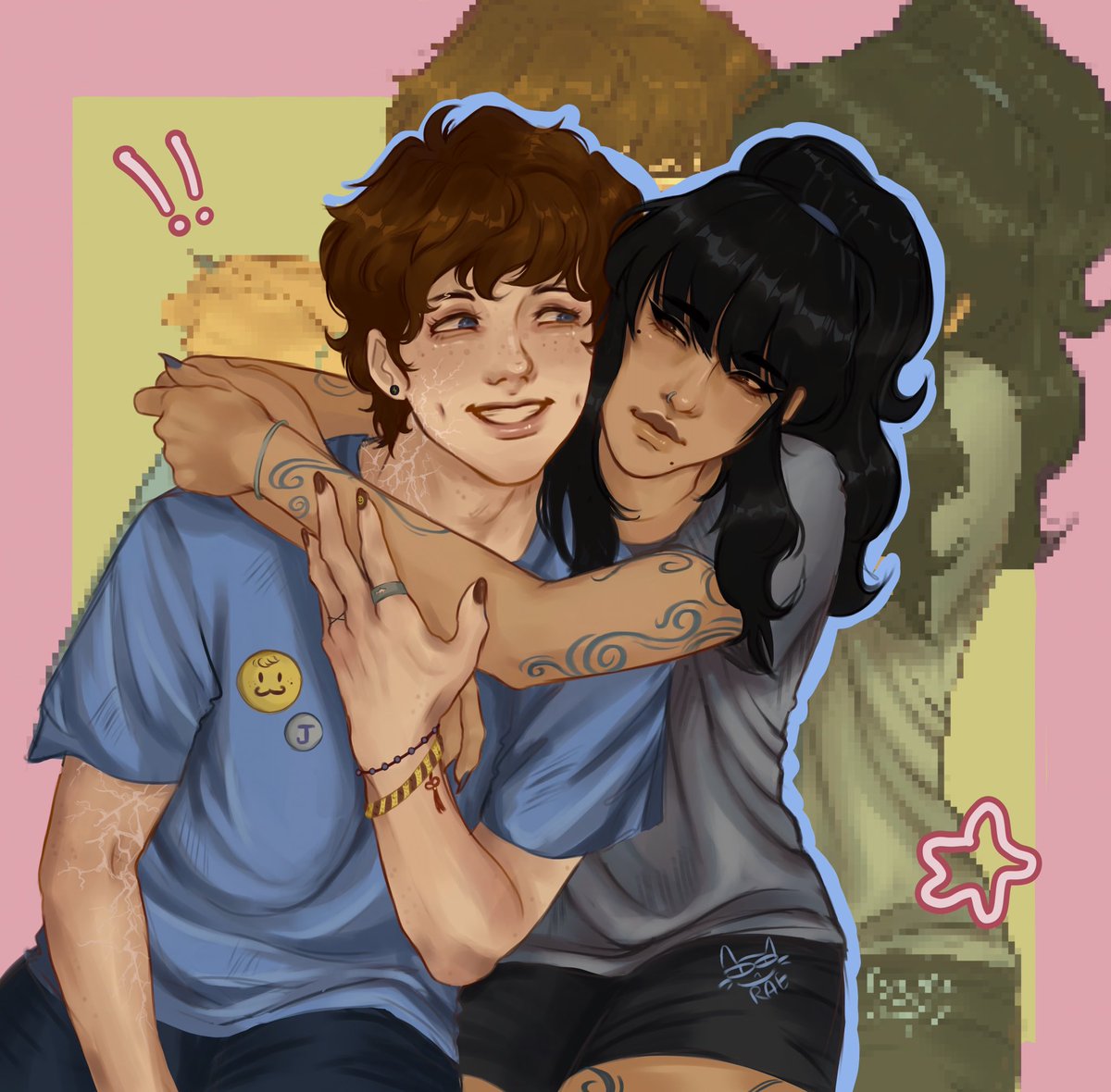 lavasboyf's tweet photo. Just two sillies 💙🩵

#ninjago #jaya #ninjagofanart https://t.co/DVVrfW6pzq