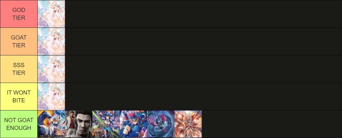 MisplayMakers's tweet photo. Normally I don't do tier list 
Source : Trust me https://t.co/FAuqMqdUf1