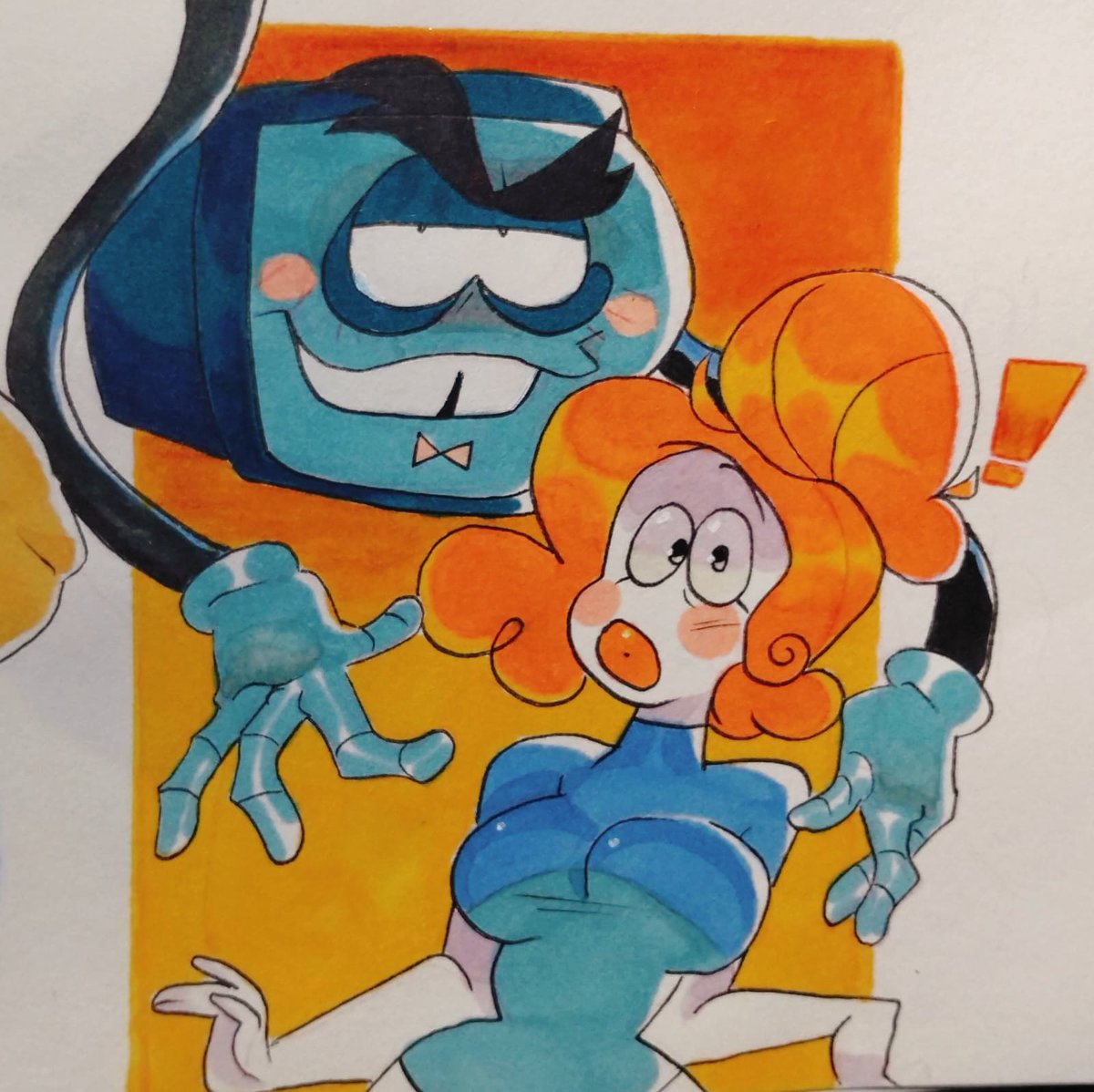 m0ughost___'s tweet photo. 🤍✨

#WimpWitch #Fanart @kirbaroonie https://t.co/mTk558jJa4