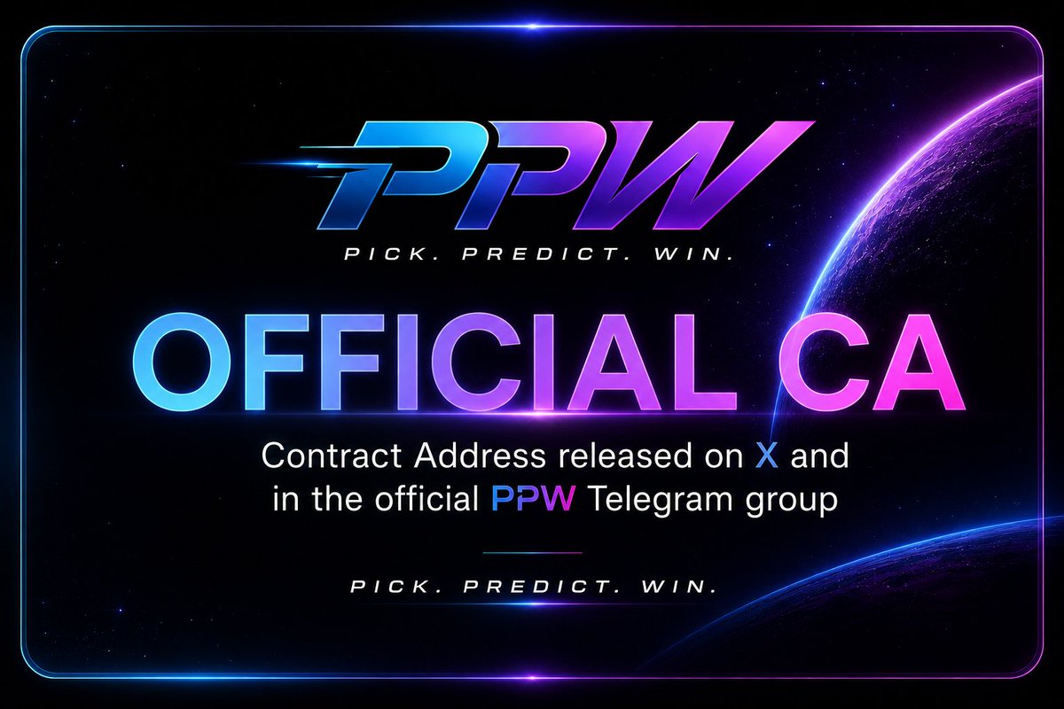 PICKPREDICTWIN's tweet photo. 6EJuYhPSs9DD9Es65CgZCoVnXnHBdEvpjwhybTUcNdAR
#PredictWin official CA $Win 🔮 https://t.co/12PAGrkdNQ