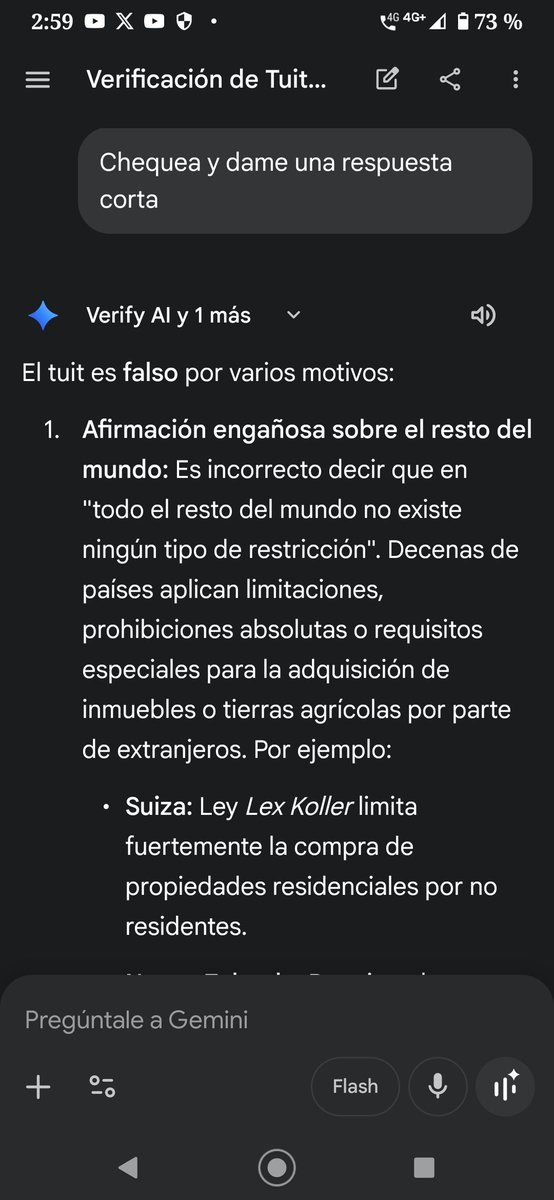 fakutina's tweet photo. @jdoedoe101101 Ten sencillo como chequearlo con una ai. Los libertarios siempre del lado de la mentira. https://t.co/1xtMzBA1Z7