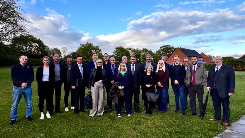 ArchRose90's tweet photo. The Reform-led Newcastle-under-Lyme Borough Council has saved taxpayers £11.172 million by scrapping the previous Tory administration’s Net Zero plans.

Expensive and unnecessary waste now scrapped. https://t.co/0hukQPIlRp
