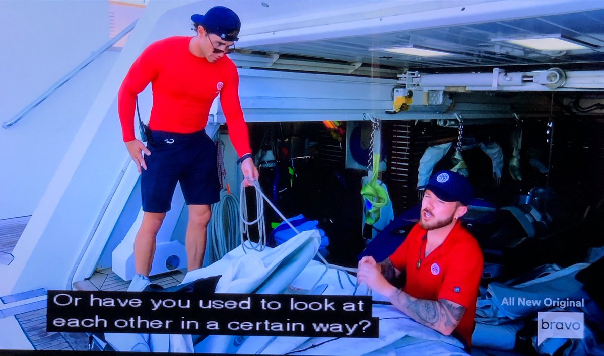 steviecoolest's tweet photo. Nate: You got something to say, say it out loud
Me, a bad deckhand:
@andy @bravowwhl #BelowDeckMed #WWHL #belowdeckmediterranean https://t.co/zkTsmd8pzN