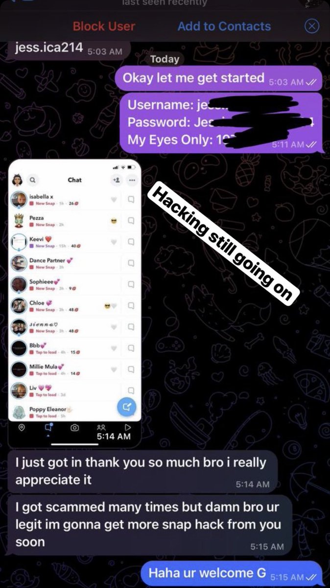 Carlos76030133's tweet photo. #Snaphack #monkeyappleak #buyingcontent 
Attention gooners listen up
Your crush is got some fire 🥵 content in their eyes only slide in and view it without ⤵️⤵️ 

https://t.co/a6rXSHwETO
All thanks to my legit bruteforce hack!!_<=>
 #omegle ‌ #nsfwtwtًً #nolimits #teenage‌er https://t.co/bS6VJhHQtG