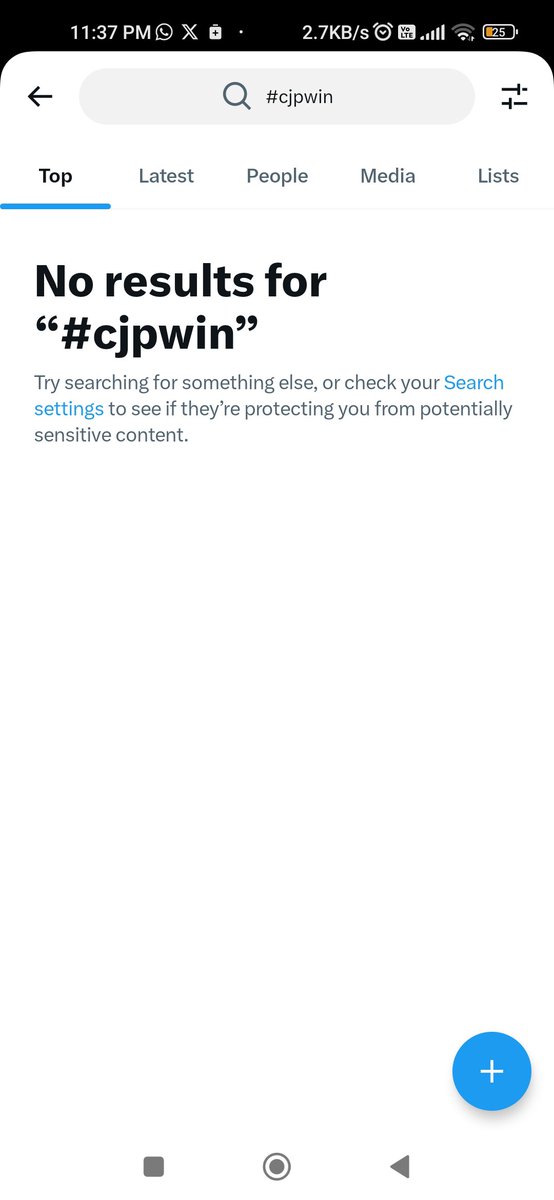 deshivirus's tweet photo. ये हैशटैग एक्स पर ट्रेडिंग में दिखा रहा है। पर क्लिक करने पर ऐसा दिखा रहा है। क्यों? Koi बता सकता है इस बारे में @CJP_for_India @nikitabier @elonmusk https://t.co/URzT3mpikL
