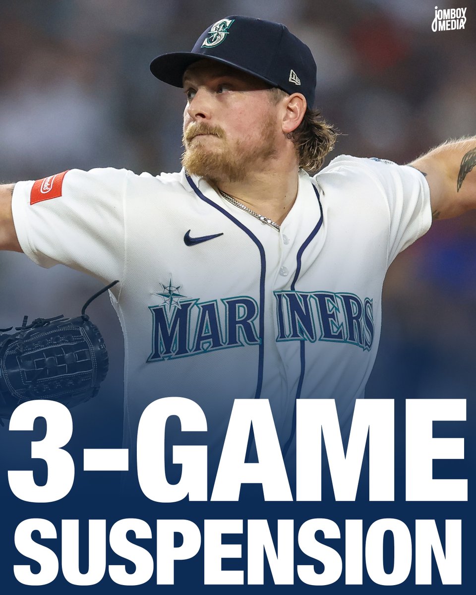 TalkinBaseball_'s tweet photo. Gabe Speier has been suspended three games and fined an undisclosed amount after intentionally throwing at Gleyber Torres. Mariners manager Dan Wilson has received a one-game suspension https://t.co/WW6c3ZiZyu