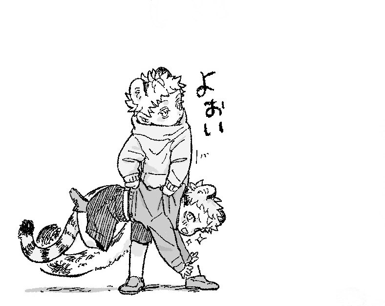 kin_miman's tweet photo. 遊び方豪快けもしょた五悠 https://t.co/iCgLNTdwkx