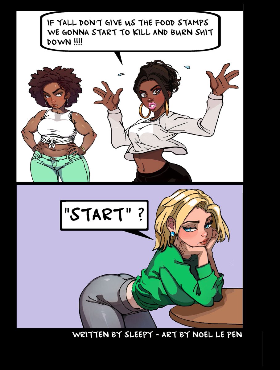 GoyGems's tweet photo. Comic by @Noelelepen https://t.co/p5eORUIjSX