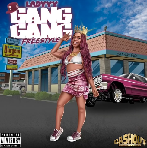 CashOutProds's tweet photo. Cover art for @_itsladyyy GANG GANG freestyle. Produced by @djtray_ make sure yall go check out the video on @_itsladyyy page, shot by @get.gusto.on.set !! https://t.co/XYFJTGGtaY