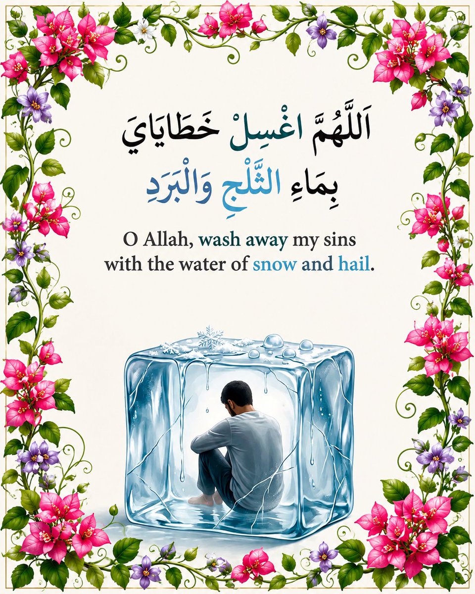R_naturebeauty's tweet photo. 🌹Assalamualaikum friends 🌹
🤍 Sincere repentance brings us closer to Allah.☘️
❄️ Ask Allah to purify your heart from every sin.🌊
🌿 Never lose hope in Allah's infinite mercy and forgiveness.🍁
#IslamicReminder #Dua #Forgiveness #AllahsMercy #QuranAndSunnah https://t.co/8LdXfBAJzE
