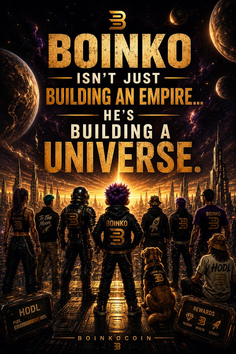 BoinkoCoin's tweet photo. Boinko is not just building an empire....he is building a universe !

Don't miss your opportunity to be part of this new future 

BUY....HODL....WIN  ! https://t.co/8QBz8bXC1r
