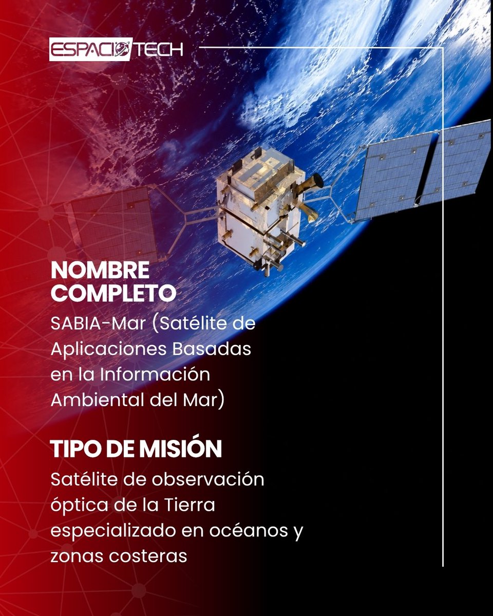 Espaciotech1's tweet photo. 🛰️🇦🇷 Falta cada vez menos para que Argentina tenga un nuevo satélite de observación en el espacio.

📸💚 El SABÍA-Mar (Satélite de Aplicaciones Basadad en la Información Ambiental del Mar) está atravesando en la sede central de INVAP, en Bariloche, la campaña de ensayos ambientales, una de las últimas instancias previo al lanzamiento.

👆🏼Traemos sus capacidades y características técnicas, para que lo puedan seguir conociendo.