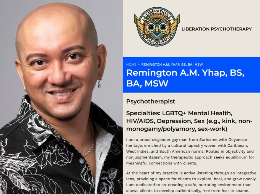 libsoftiktok's tweet photo. BREAKING: LGBTQ therapist Remington Yhap arrested for allegedly raping a 17-year-old transgender client

The thing that never happens happened again! https://t.co/mjKGllT0ji