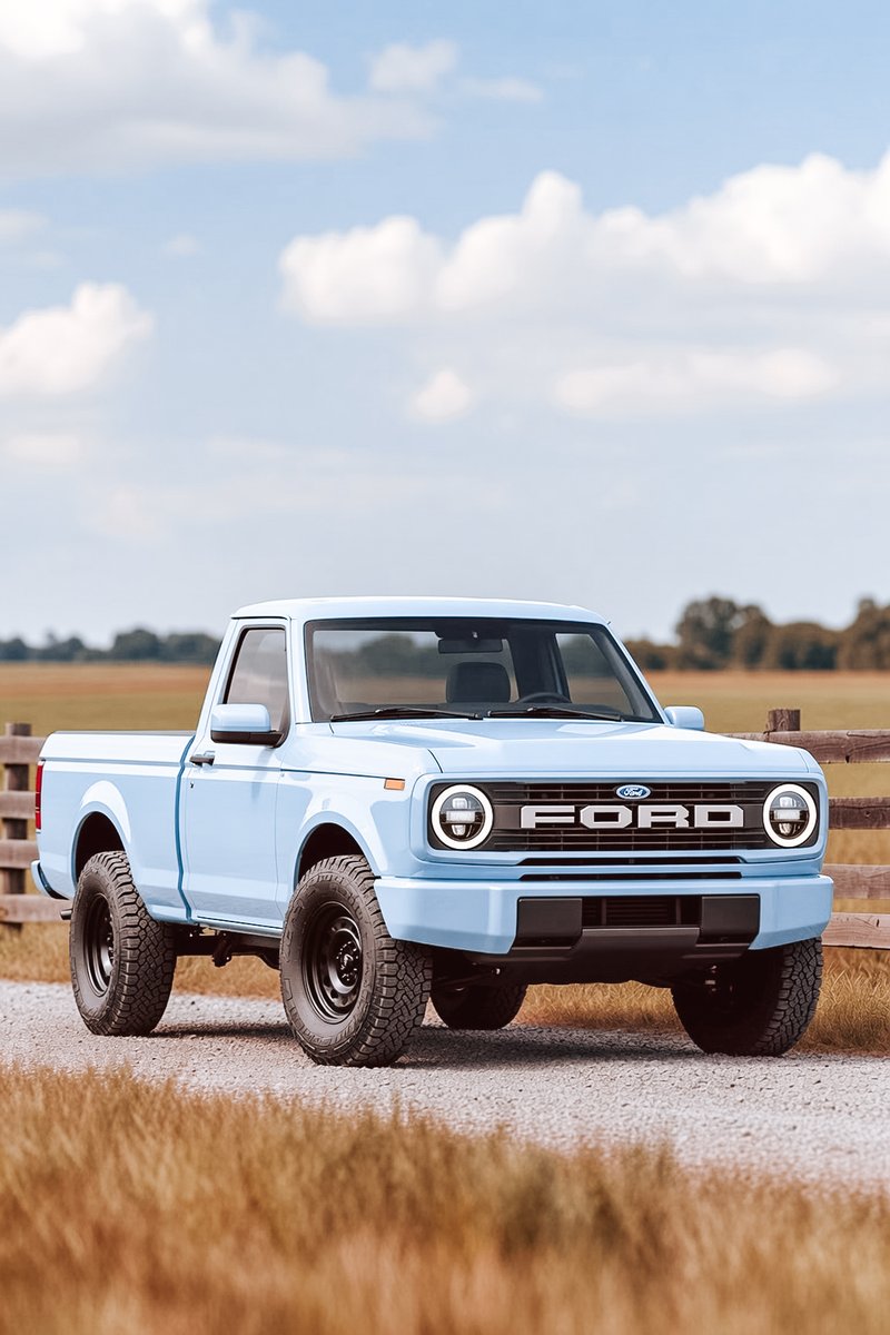 davesolardude's tweet photo. Ford just officially named its new midsize electric truck the Fathom.

Starting MSRP: $28,350 (standard-range battery)
 Destination brings it to ~$29,945.

Key details released: 
• First vehicle on Ford’s new Universal EV Platform • Seats 5 adults with more passenger volume than a @Toyota RAV4 • Frunk + open bed • Large high-resolution touchscreen with native Apple Maps • @Apple CarPlay + @Android Auto (standard) • Digital Key • Bidirectional power capability • Every Fathom is BlueCruise-capable (next-gen hands-free hardware)

Pre-orders open early 2027 Deliveries begin fall/late 2027 
Built at Louisville Assembly Plant using @Ford’s new assembly-tree process

Sign up now to get notified when pre-orders open: https://t.co/XCeSjEDGlq