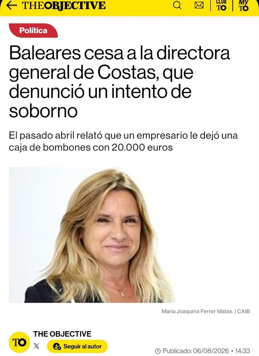 CisneNegro2Q22's tweet photo. Otro alto cargo administrativo que es cesadonpor hacer las cosas bien. 

No es un error. 

Es sistemático en la Administración. https://t.co/8igqwnRWct