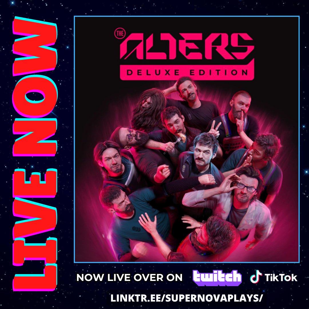 supernovaplays1's tweet photo. 🔴LIVE NOW 🔴 stranded on an alien planet but at least I have myself to count on. Ctrl C & V time! Check out this unique Sci fi base builder with me over on TikTok and Twitch! Visit the link below to tune in https://t.co/lUld7FjMGp #varietystream #thealters #gaming https://t.co/YD98VZyVLY