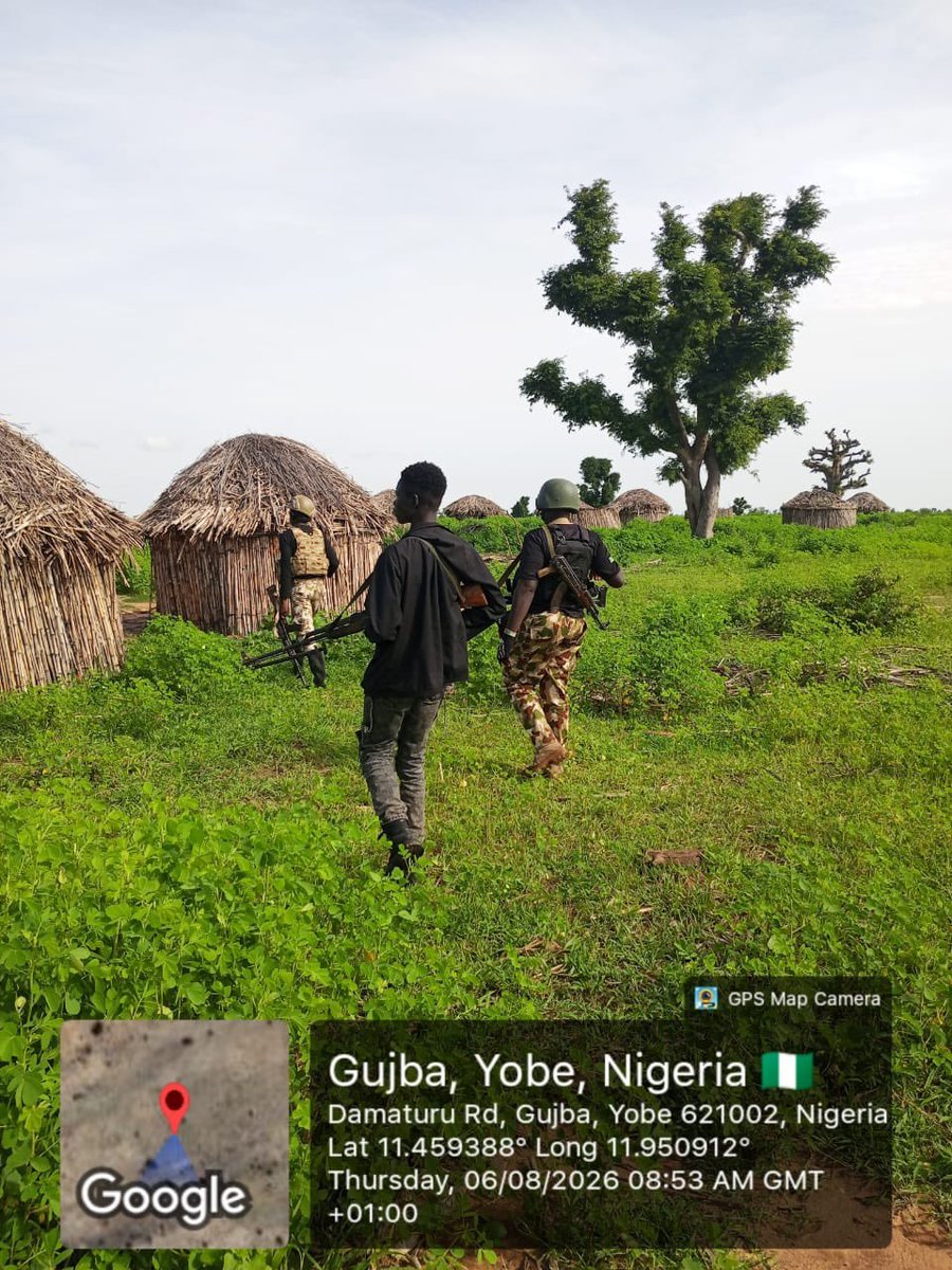 tvcnewsng's tweet photo. Troops Destroy Suspected ISWAP Hideout In Yobe Offensive

Read more:
https://t.co/am7qrmxDl9 https://t.co/FX9Ste8LF4