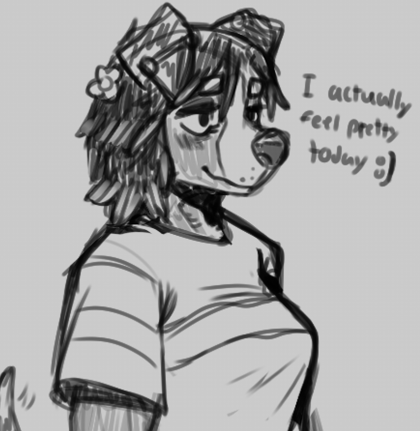 MaggtMilk's tweet photo. idk I just like this dog girl doodle https://t.co/ooLqznWhtG