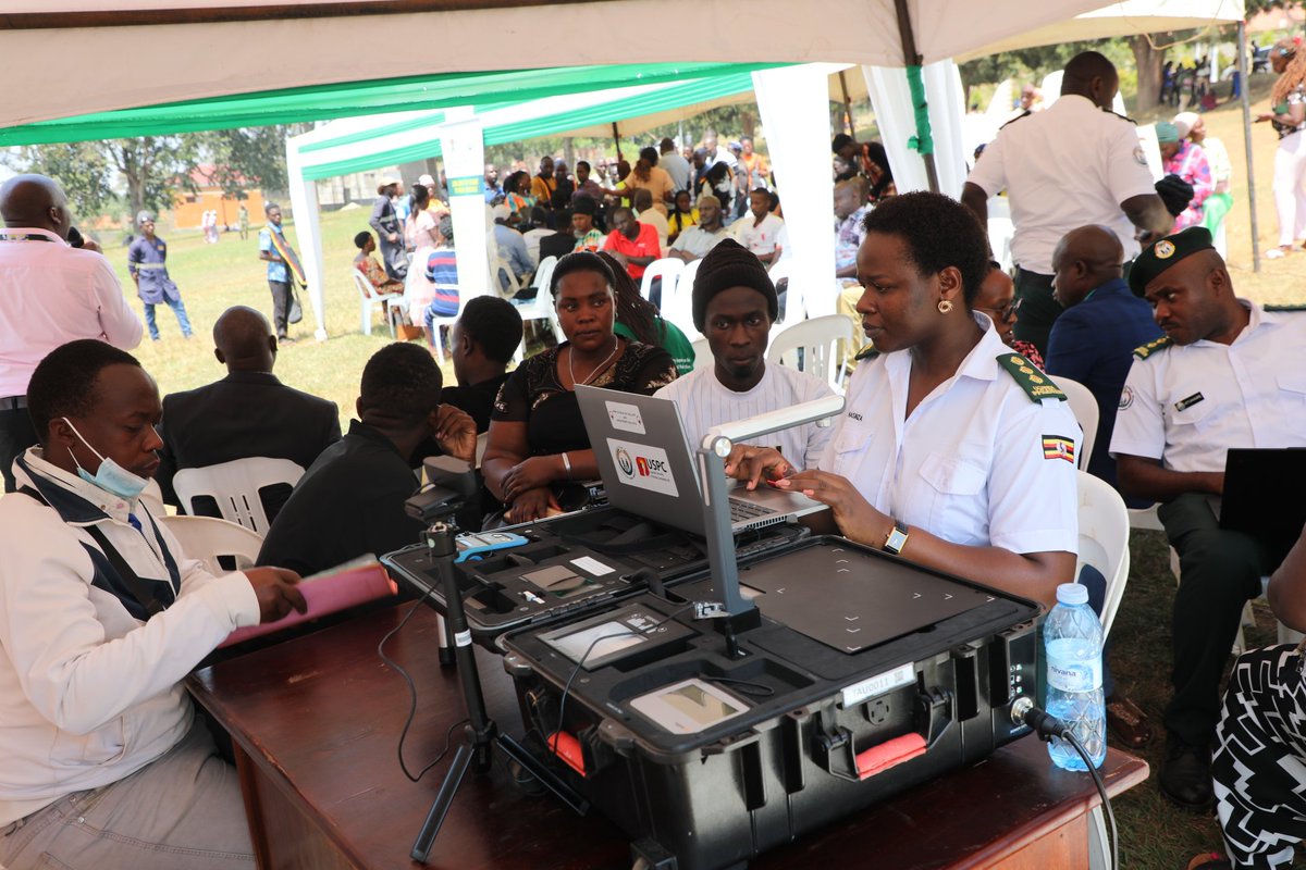 DCICUg's tweet photo. We today, 6/08/2026, launched a 2-day Passport Clinic at Liberation Square in Masaka City, bringing passport services closer to the people. Applicants were assisted with applications &amp; biometrically enrolled using our Mobile Kits. Our colleagues from @NIRA_Ug issued National../1 https://t.co/1hFnIGyt7s