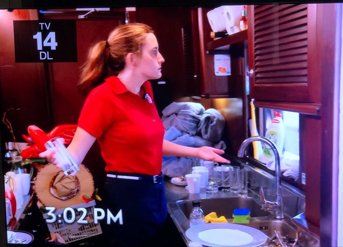 steviecoolest's tweet photo. Oof - Gen, we’ve all been there… prayers to you handling that workload
@andy @bravowwhl #BelowDeckMed #WWHL #belowdeckmediterranean https://t.co/SqqgXCGS4O