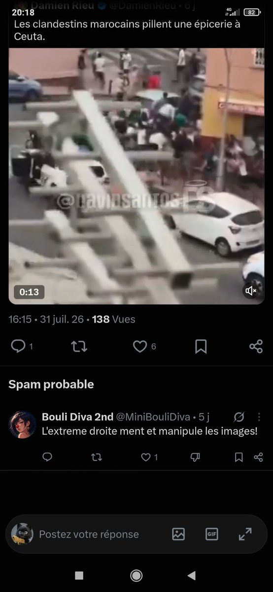 Kataphloros_GR's tweet photo. @MiniBouliDiva Ho un déchet qui vole des compte qui repond ?

C'etais une invasion islamique raciste remplie de raciste,  dechet

Allah est une lesbienne et momo un pedophile https://t.co/7NnqxyVxia