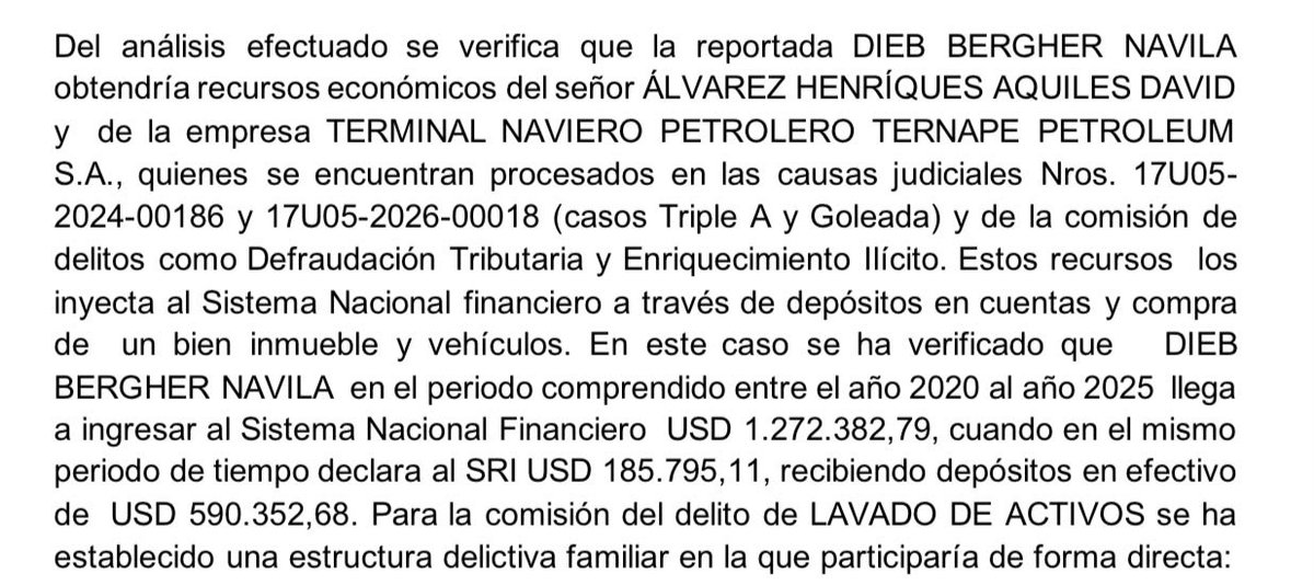 jcarreraandrade's tweet photo. Ojo al dato. Prófuga la ex reina de Guayaquil y funcionaria de Aquiles Álvarez quién afirman creó una dirección solo para ella. @FiscaliaEcuador y unidad de lavado apresan a toda su familia por movimientos inusuales. Empresa de Aquiles también le depositó dinero según indagación. https://t.co/NIhWUHVe80