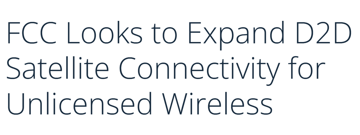 SpaceInvestor_D's tweet photo. $SPCX / $ASTS / $RKLB 

The FCC just opened a rulemaking that could let satellites communicate with ordinary Wi‑Fi, Bluetooth and IoT radios across 902–928 MHz, 2.4 GHz and 5.725–5.85 GHz. 

Imagine a satellite network reaching billions of devices without buying exclusive spectrum or depending on a mobile operator.

Unless I missed something, it seems like next-generation Starlink satellites could support these frequencies.

https://t.co/oiEgKoHfoa