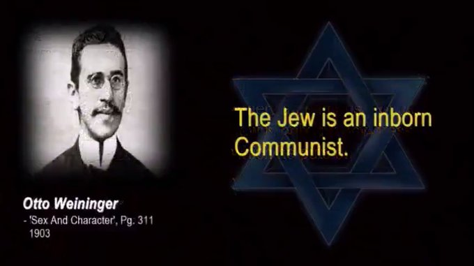 FreemanYei's tweet photo. Pero como se atreven a decir eso malditos antisemitas, si gracias al judaísmo existe el comunismo 👿

"Jewry is the mother of Marxism.”
Le Droit de Vivre (periódico Judeo-francés), May 12, 1936 https://t.co/IEUmykwcHY