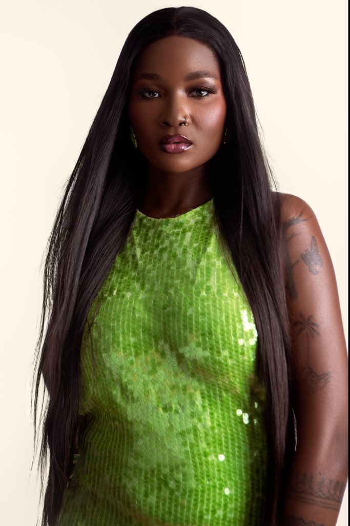 itisgoddessa's tweet photo. Some people wear green. Goddessa makes it look like royalty. 💚✨

 Face card never declines, aura never fades.

#GoddessaOkechukwu
#BBNaija https://t.co/mTnE5bh6cR
